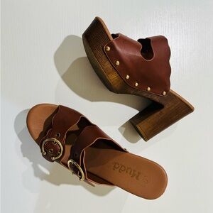 Brown Platform Sandals